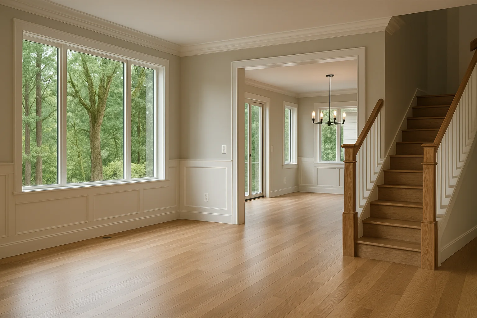 Custom home project underway in a refined Lake Oswego residence